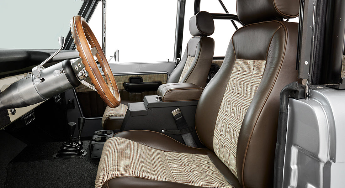Vintage bronco interior