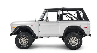 Silver Vintage Ford Bronco