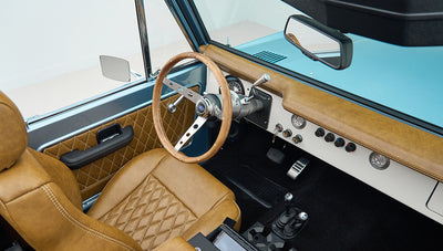 Classic Ford Bronco engine bay