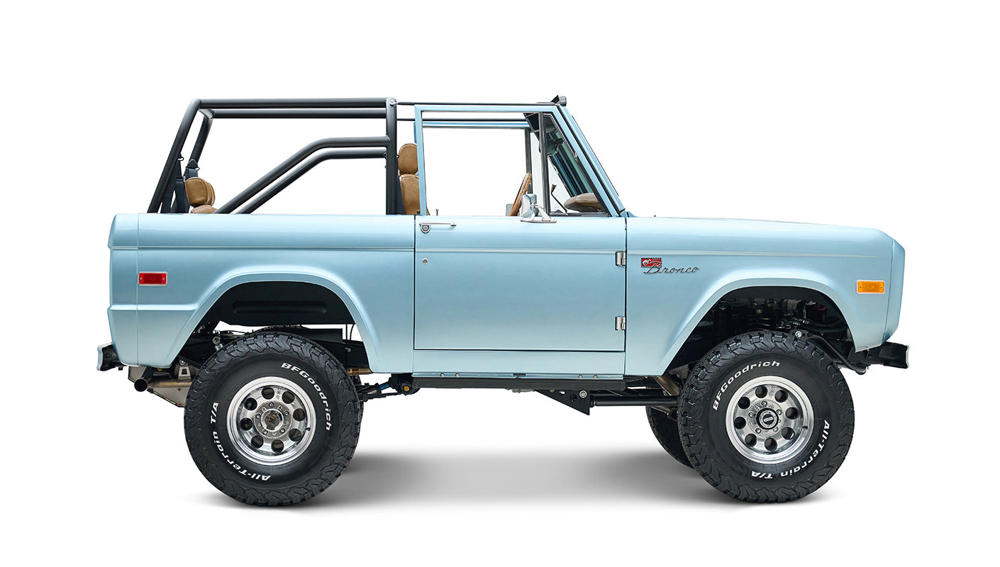Classic Ford Bronco engine bay
