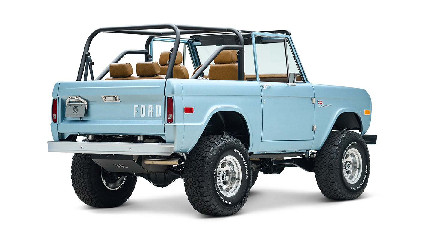 Classic Ford Bronco engine bay