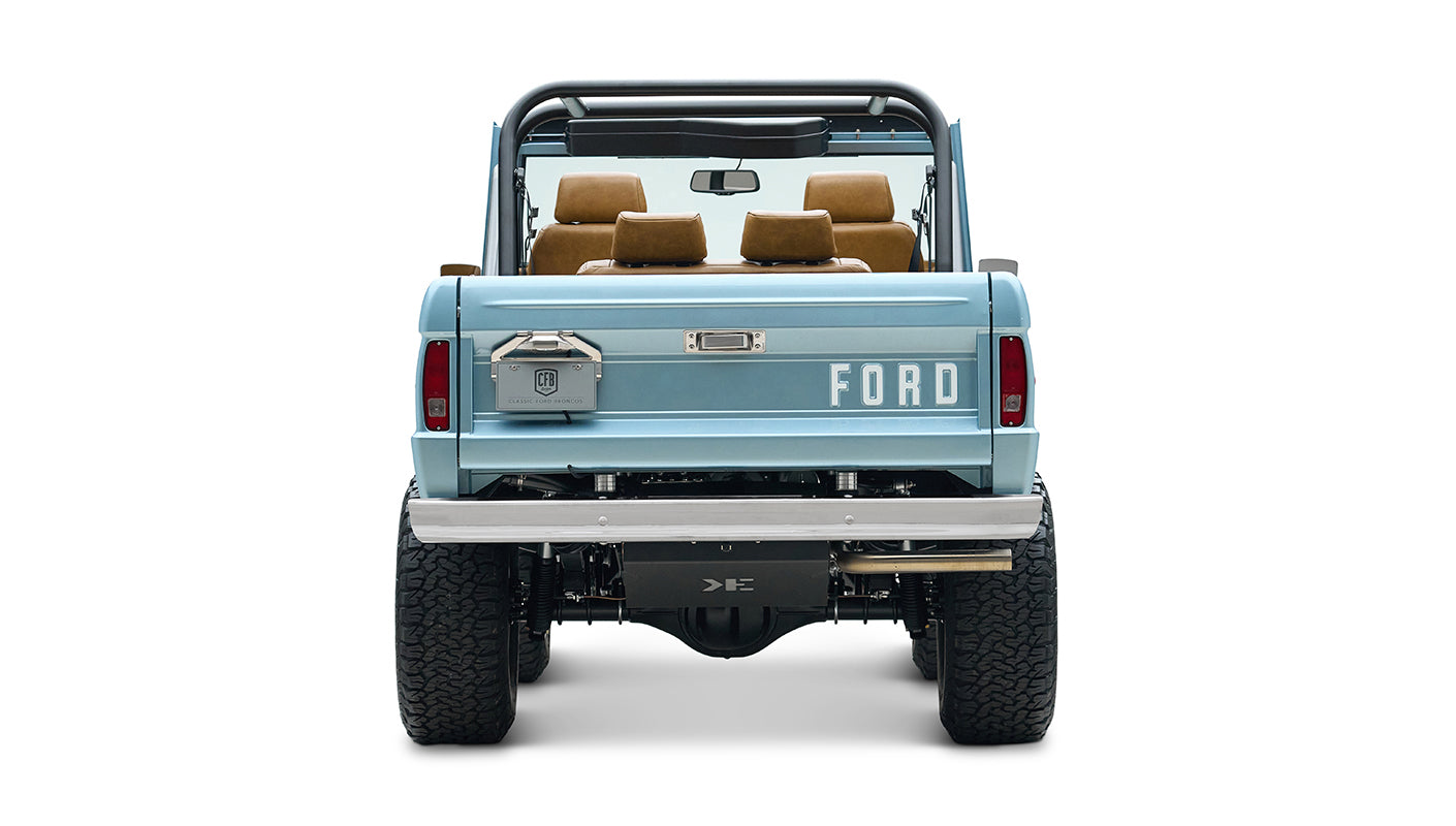 Classic Ford Bronco engine bay