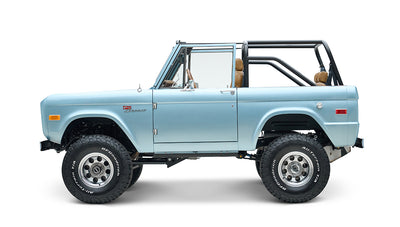Classic Ford Bronco engine bay