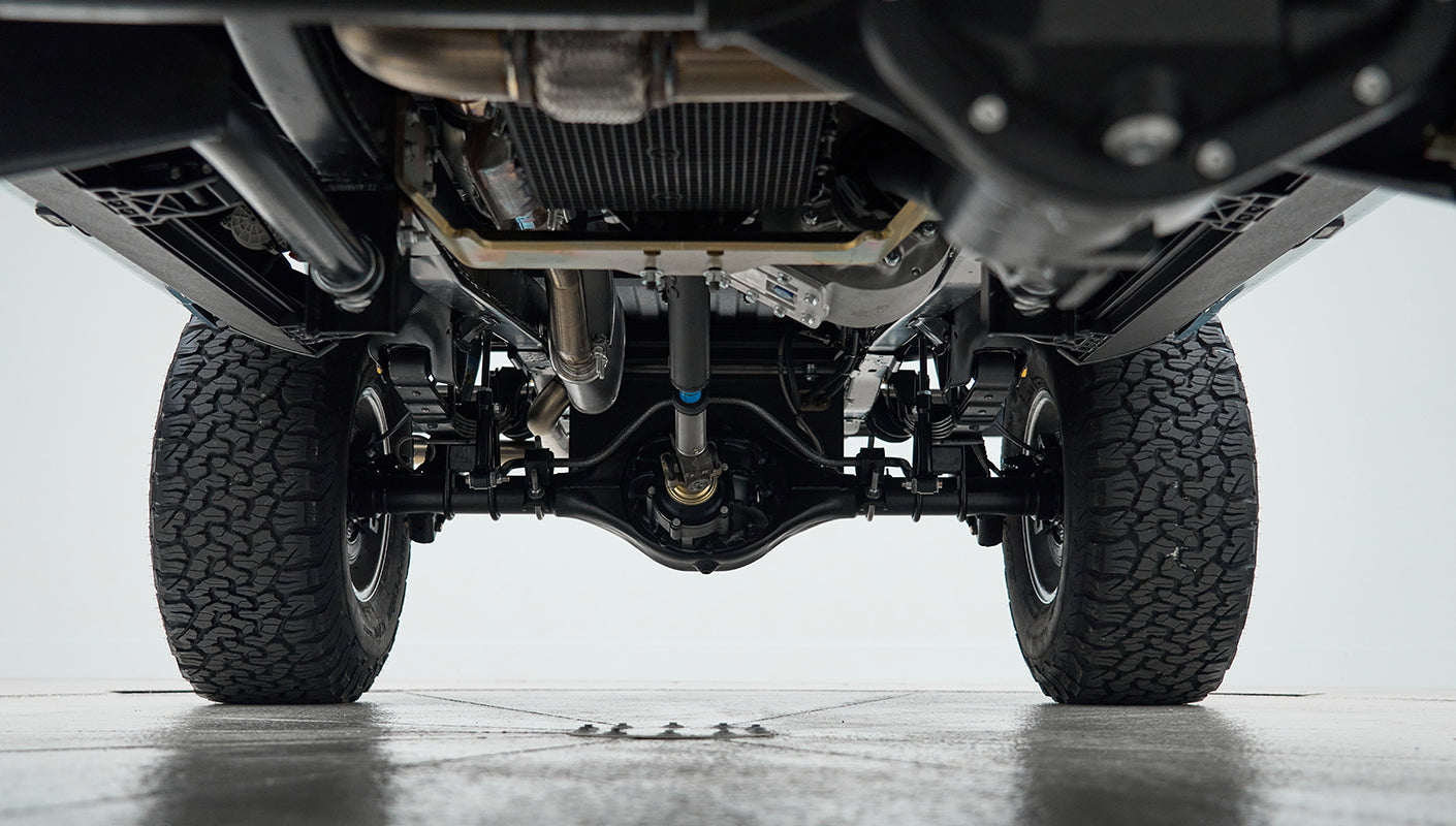Classic Ford Bronco engine bay
