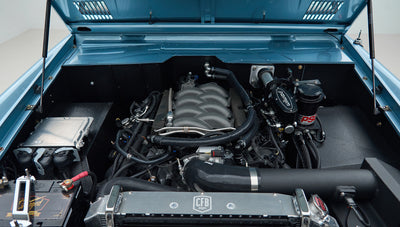 Classic Ford Bronco engine bay