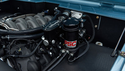 Classic Ford Bronco engine bay