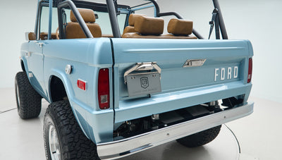 Classic Ford Bronco engine bay