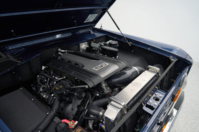 Classic Ford Bronco engine bay