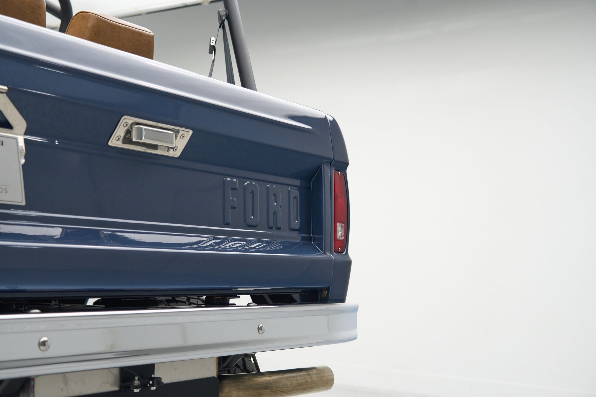 Classic Ford Bronco engine bay