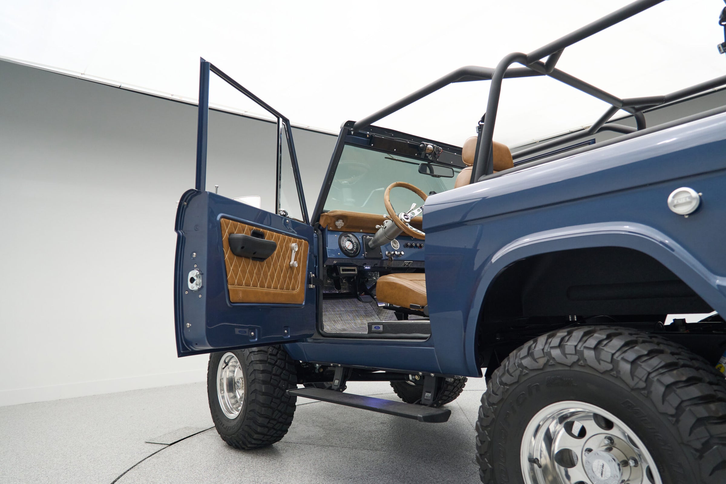 Classic Ford Bronco engine bay