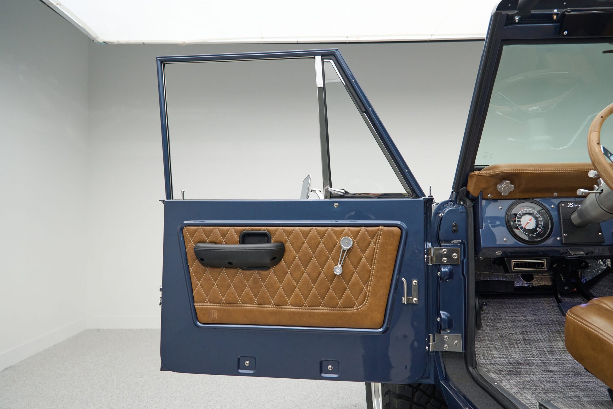 Classic Ford Bronco engine bay