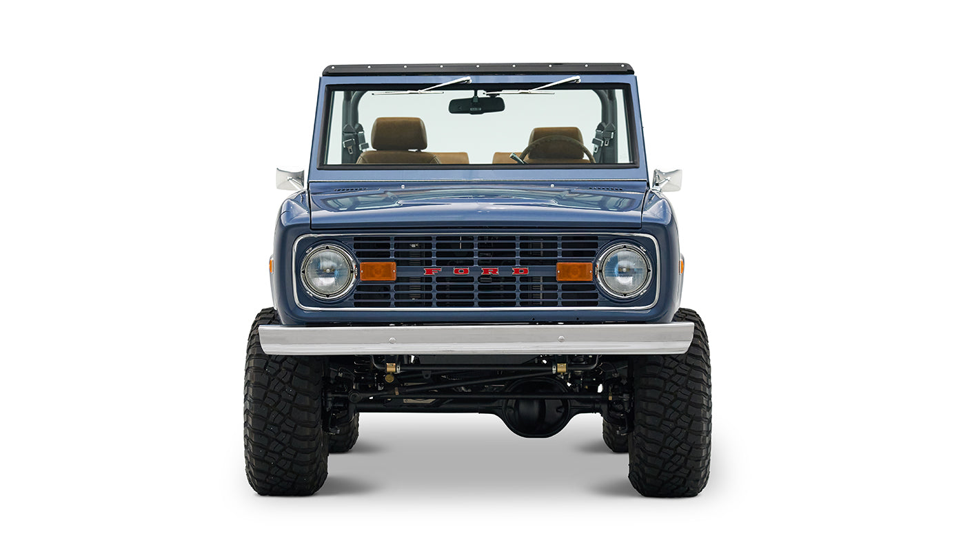 Classic Ford Bronco engine bay