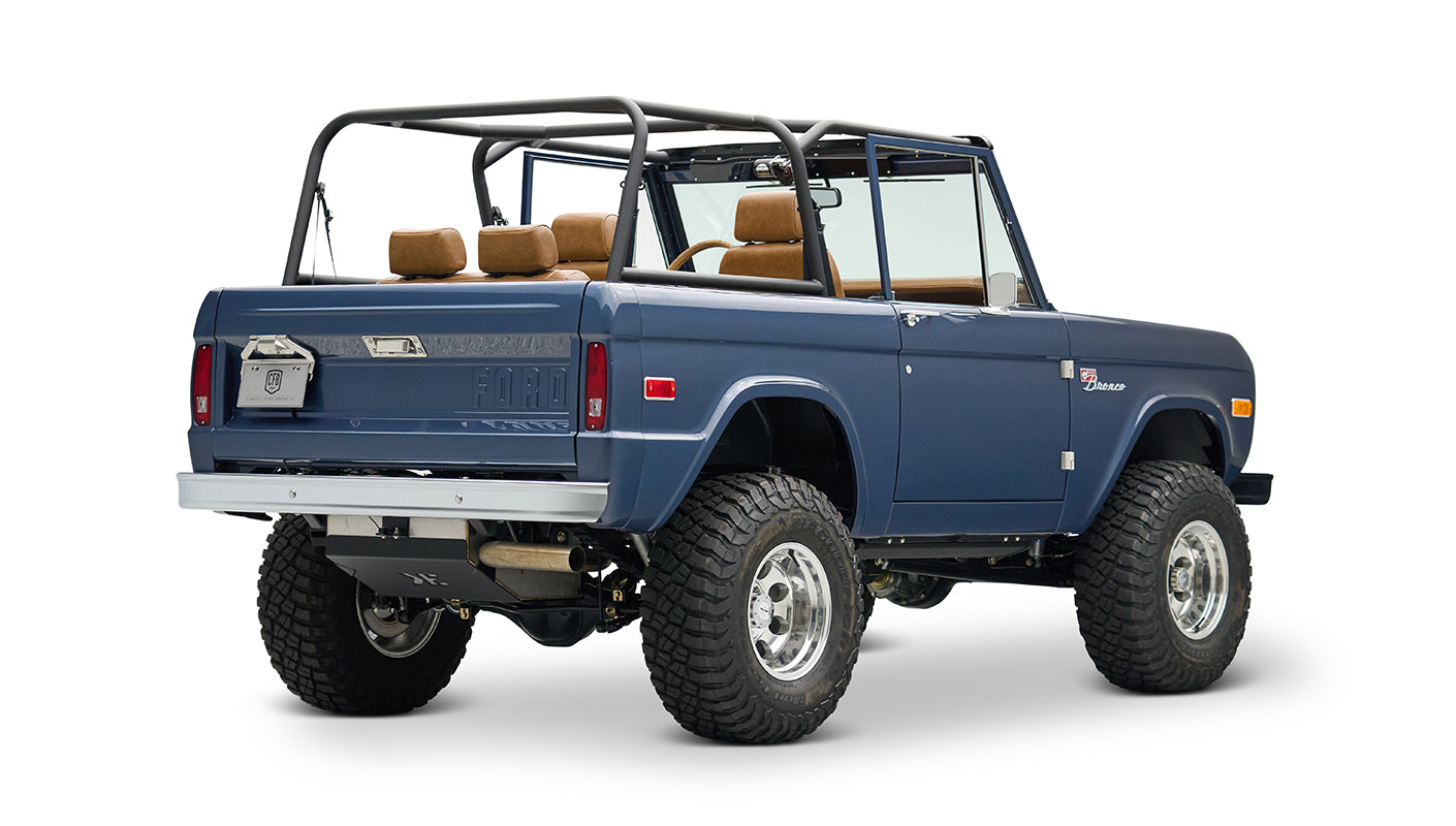 Classic Ford Bronco engine bay