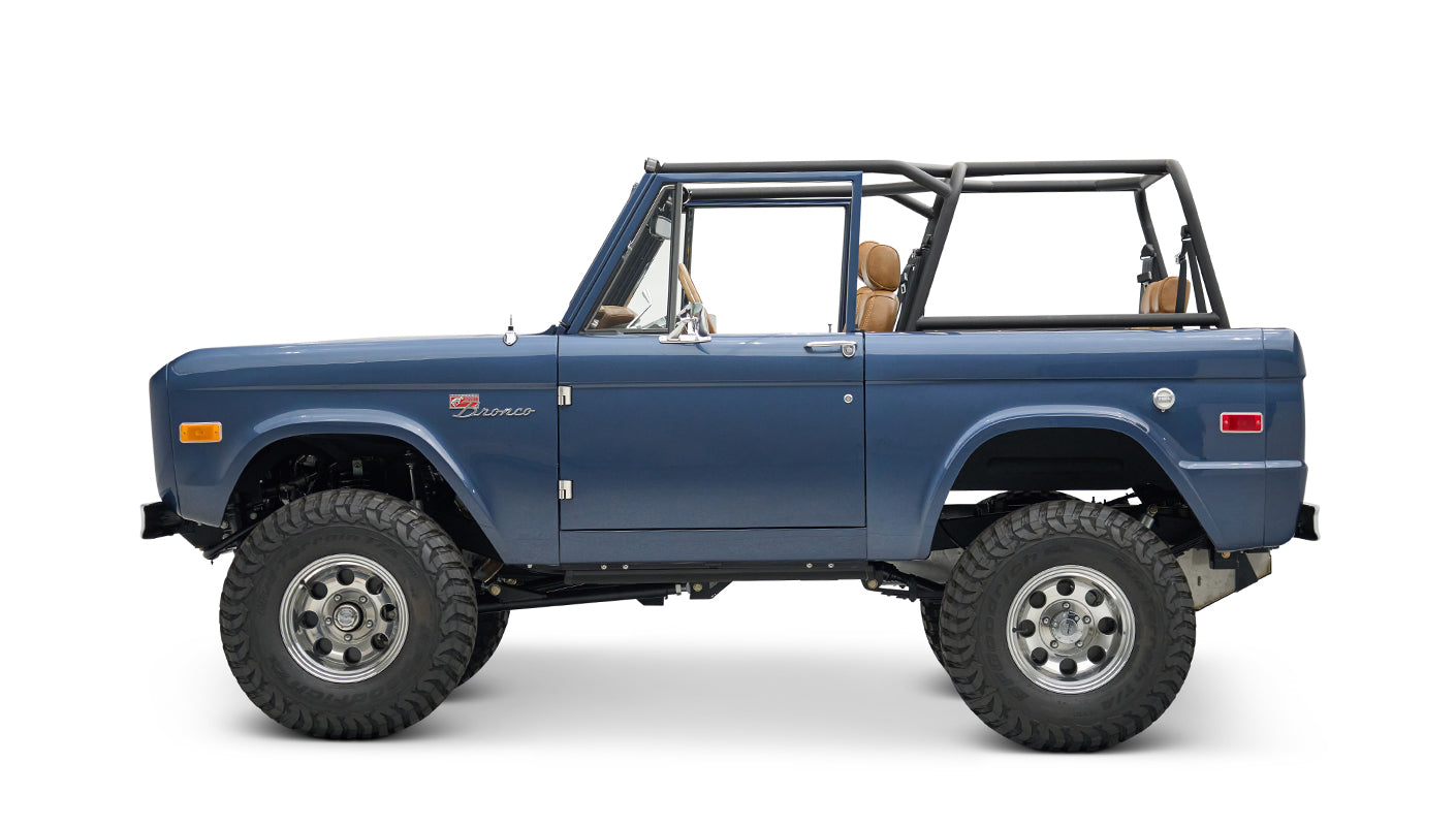 Classic Ford Bronco engine bay