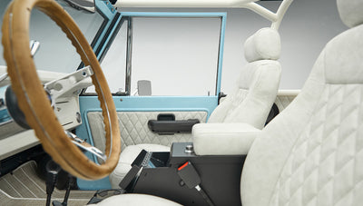 Classic Ford Bronco engine bay