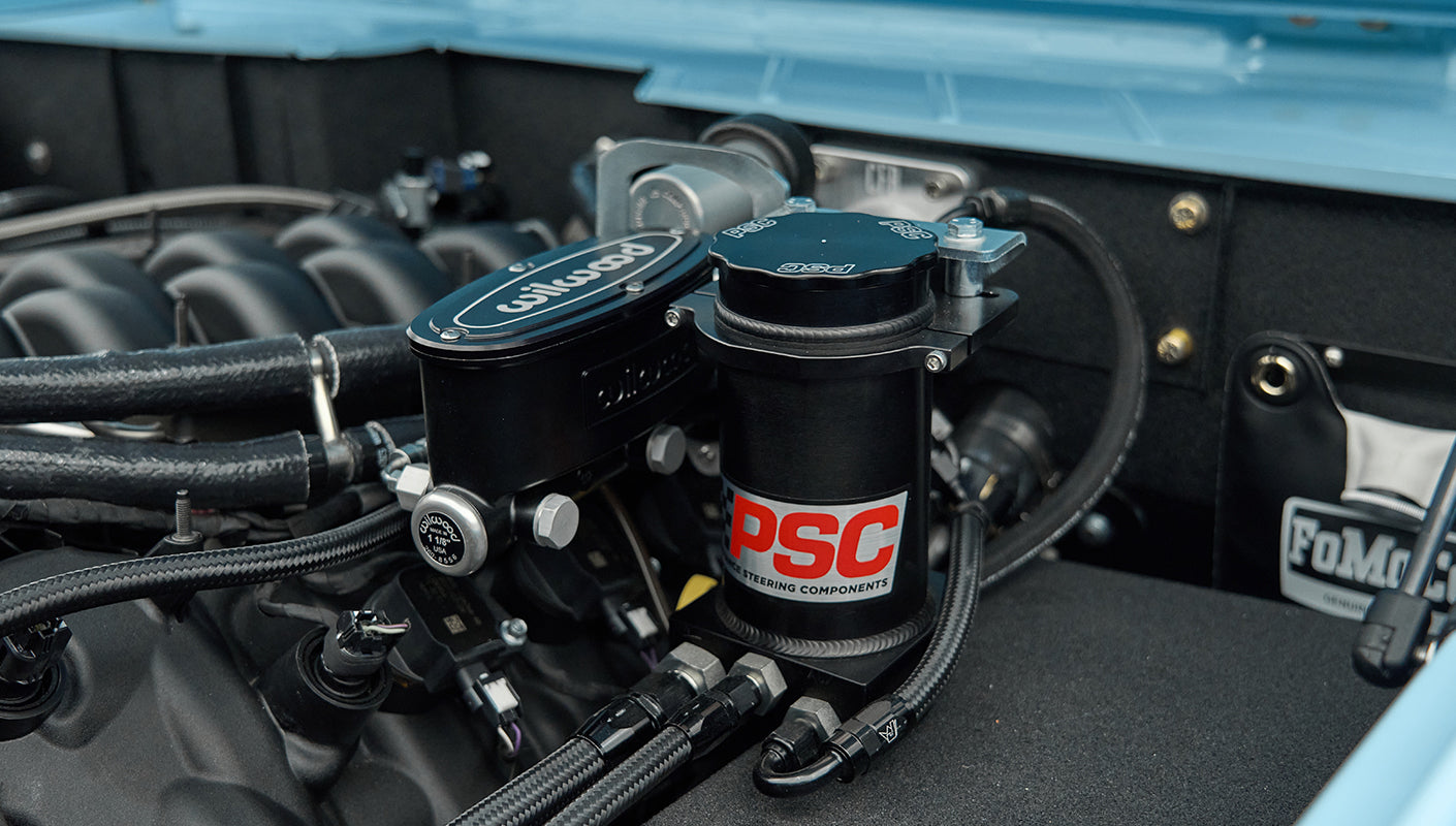 Classic Ford Bronco engine bay
