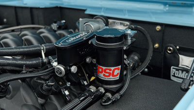 Classic Ford Bronco engine bay