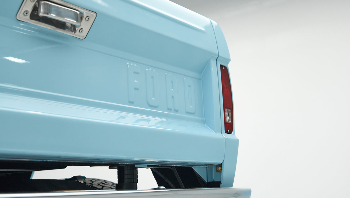 Classic Ford Bronco engine bay