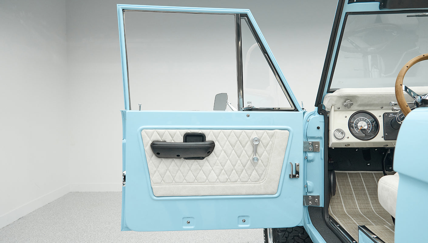 Classic Ford Bronco engine bay