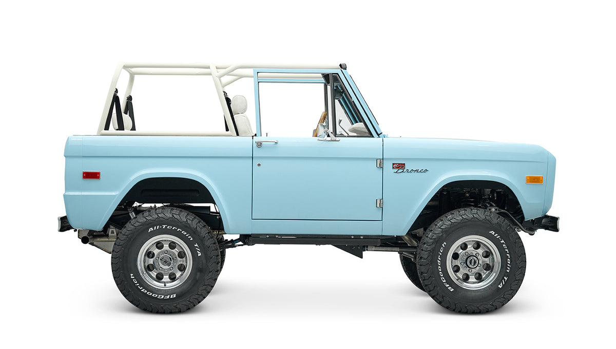 Classic Ford Bronco engine bay