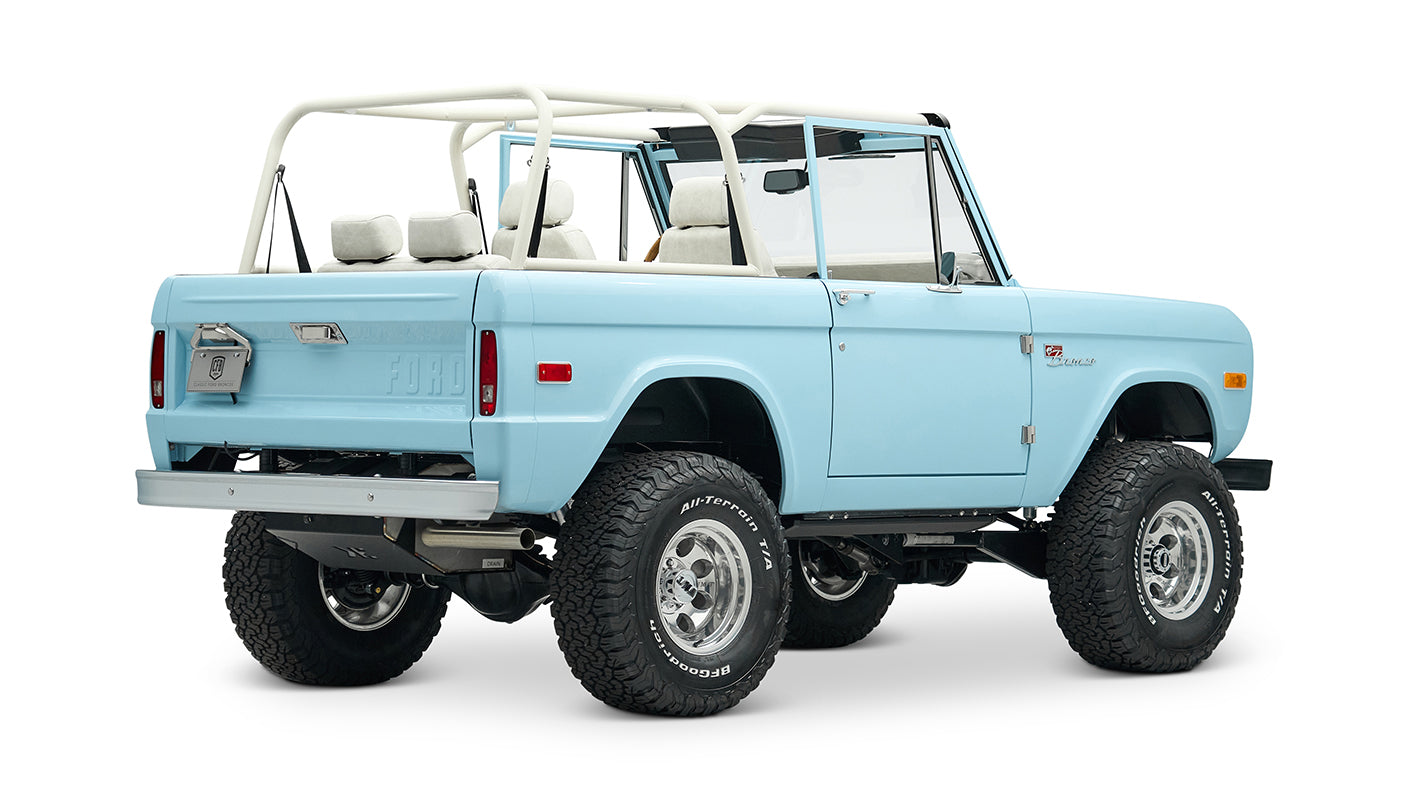Classic Ford Bronco engine bay