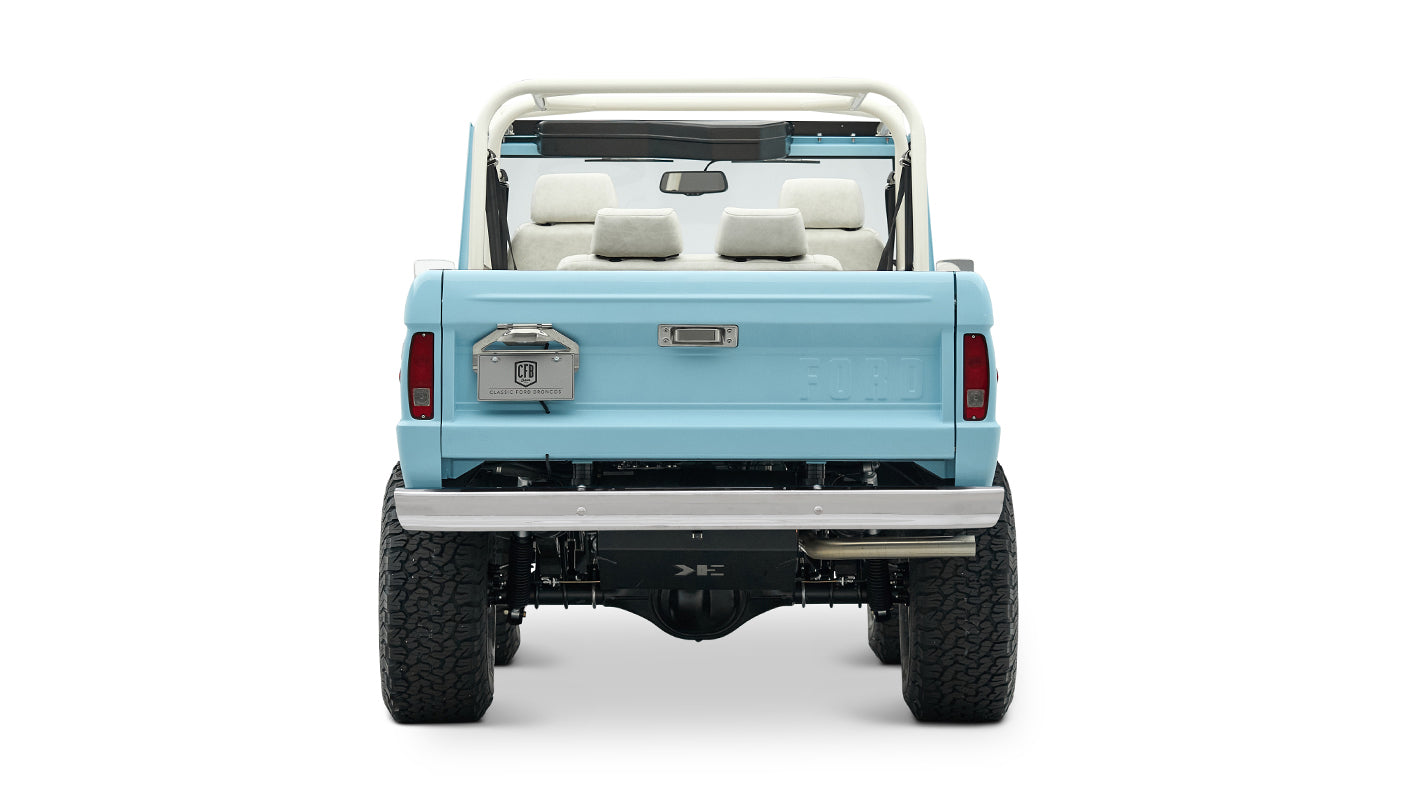 Classic Ford Bronco engine bay