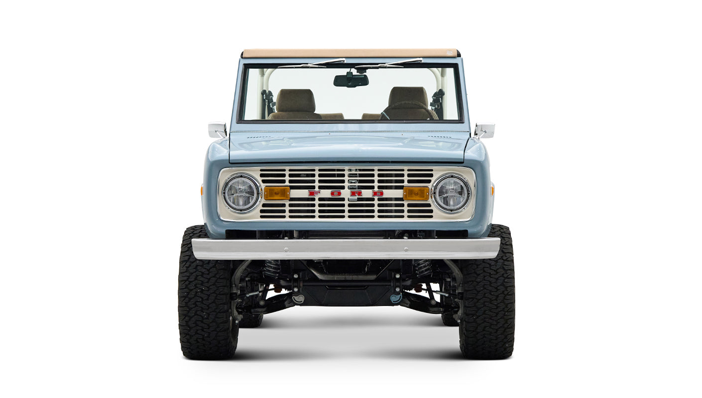 Classic Ford Bronco engine bay