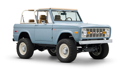 Classic Ford Bronco engine bay