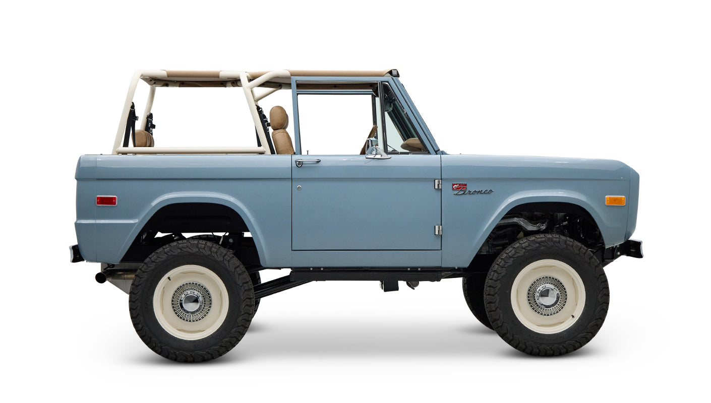 Classic Ford Bronco engine bay