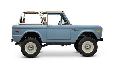 Classic Ford Bronco engine bay
