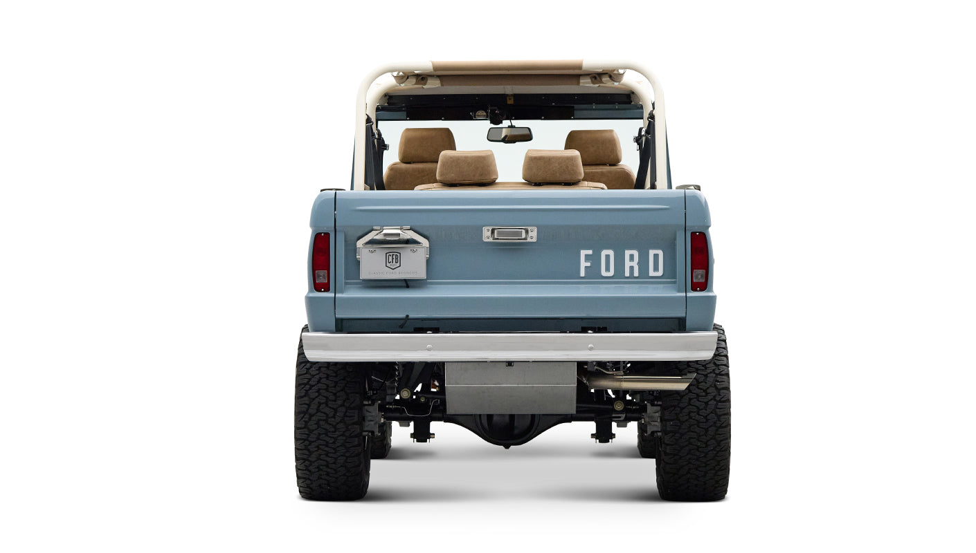 Classic Ford Bronco engine bay
