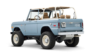 Classic Ford Bronco engine bay