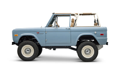 Classic Ford Bronco engine bay