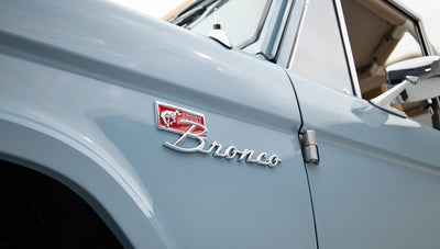 Classic Ford Bronco engine bay