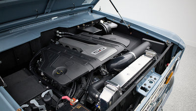 Classic Ford Bronco engine bay
