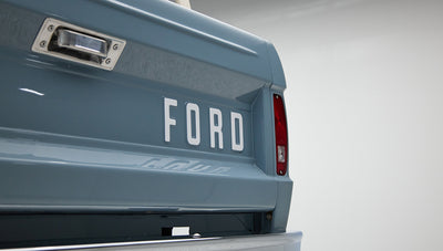 Classic Ford Bronco engine bay