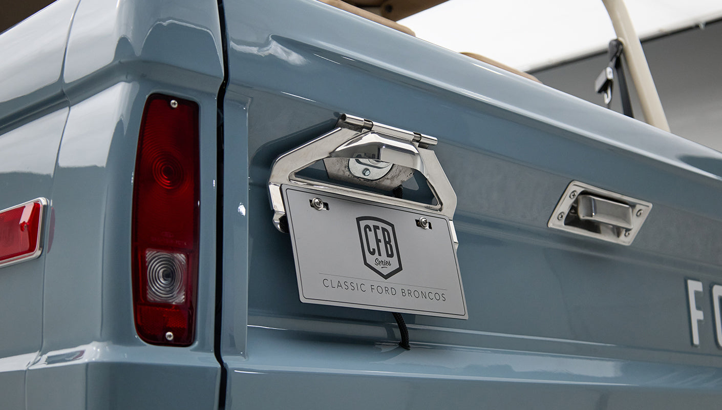 Classic Ford Bronco engine bay