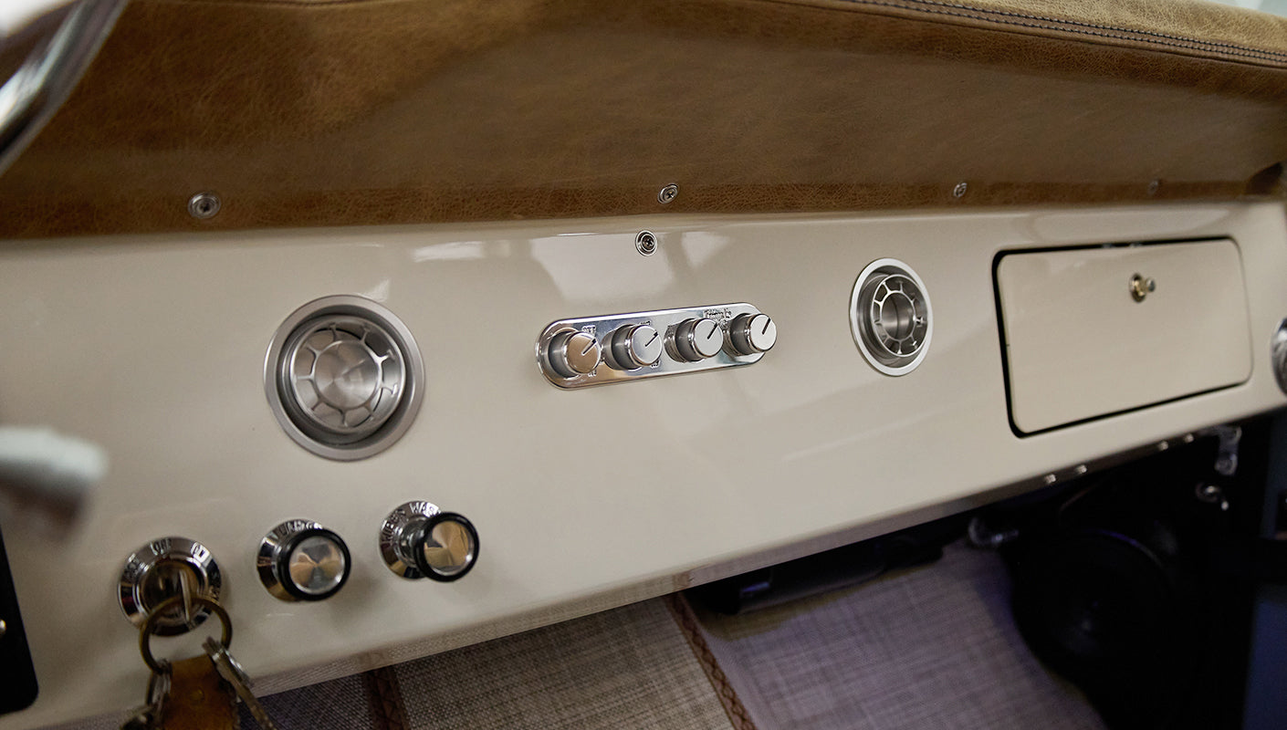Classic Ford Bronco engine bay