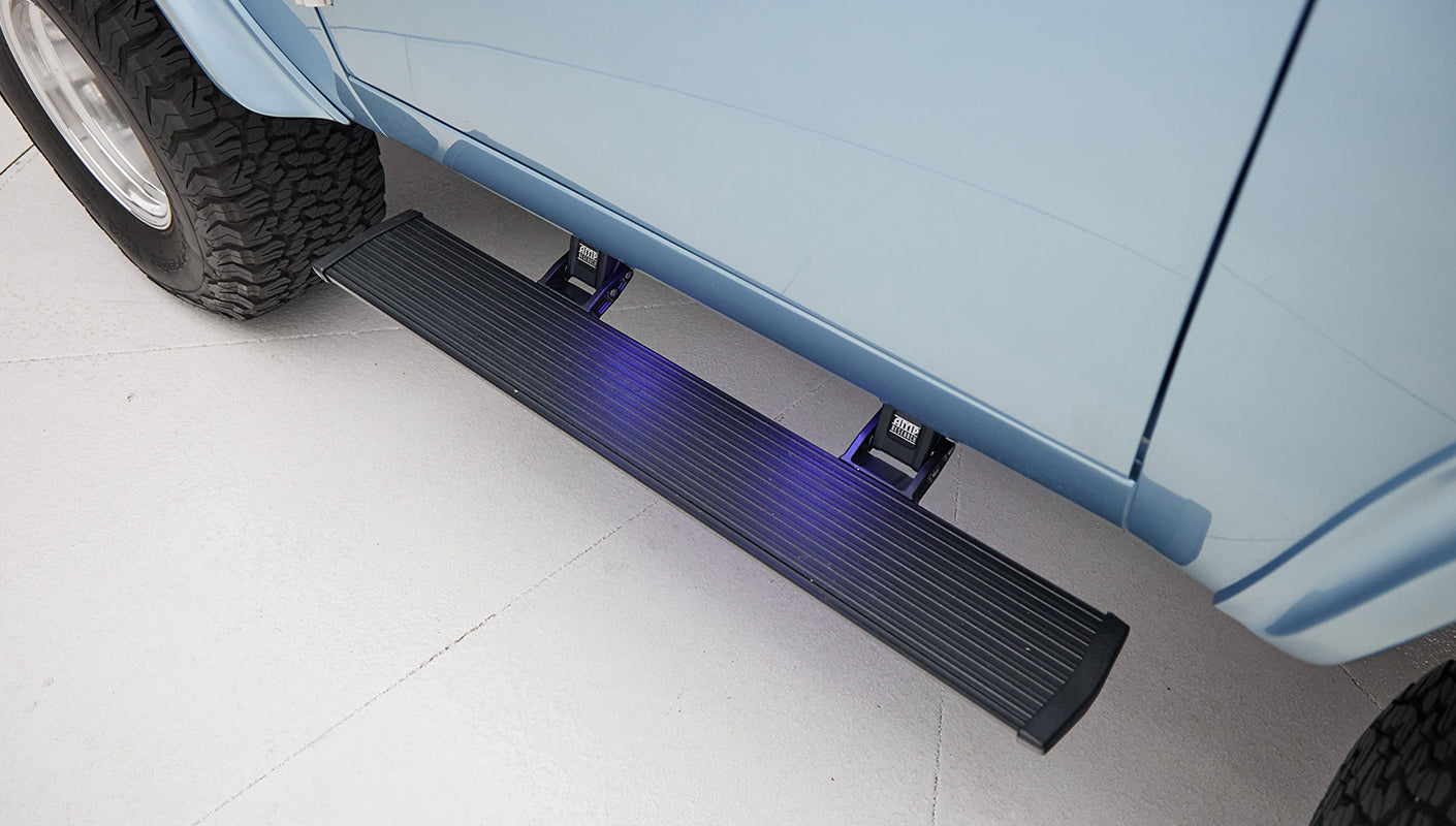 1973 brittany blue 302 series with gray leather powerstep