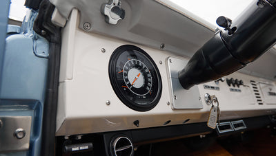 1973 brittany blue 302 series with gray leather gauge