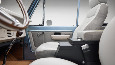 1973 brittany blue 302 series with gray leather console
