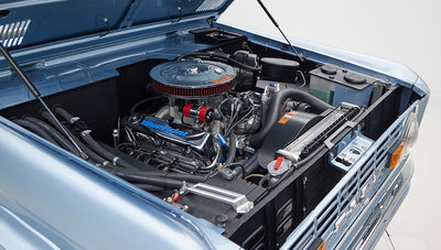 1973 brittany blue 302 series with gray leather 302 motor