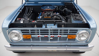 1973 brittany blue 302 series with gray leather 302 motor