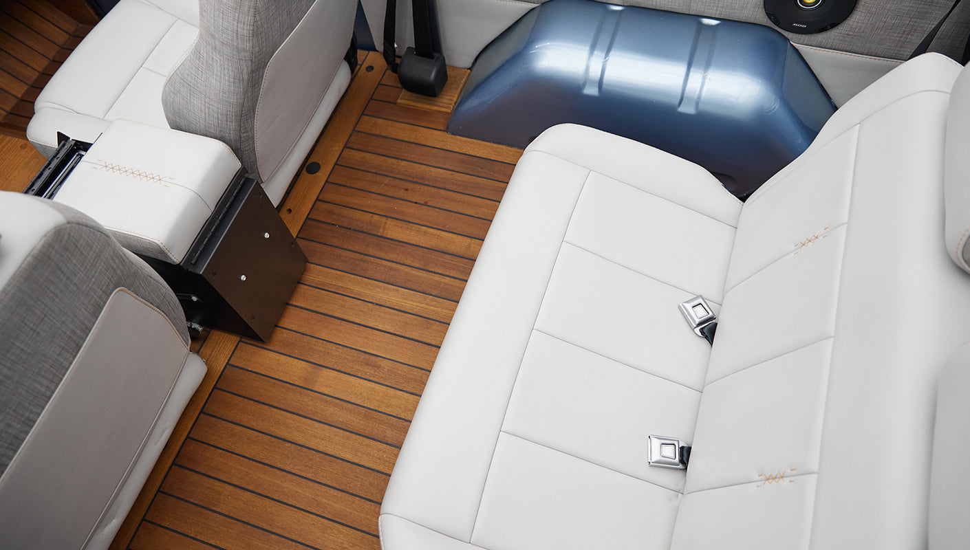 1973 brittany blue 302 series with gray leather rear overhead