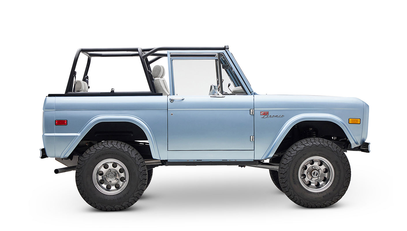 1973 brittany blue 302 series with gray leather passenger side