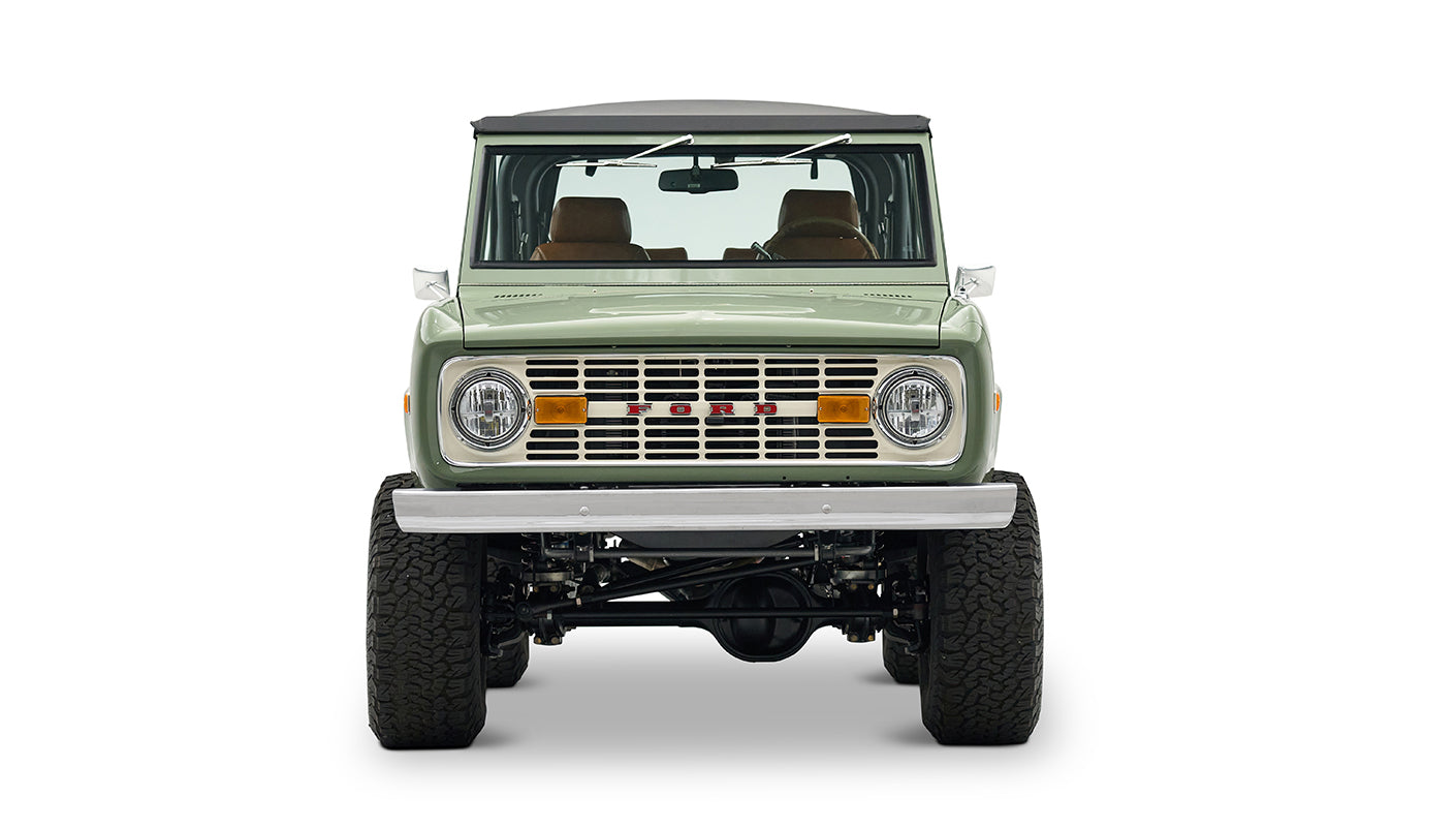 Classic Ford Bronco engine bay