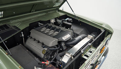 Classic Ford Bronco engine bay