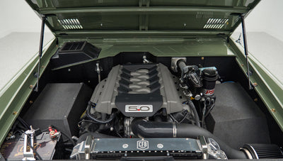 Classic Ford Bronco engine bay