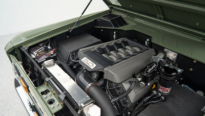 Classic Ford Bronco engine bay