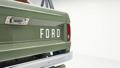 Classic Ford Bronco engine bay